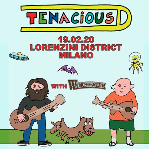 TENACIOUS D – “Post-Apocalypto The Tour 2020”, la data italiana