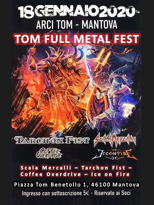 Festival Tom Full Metal Fest – il 18 gennaio a Mantova