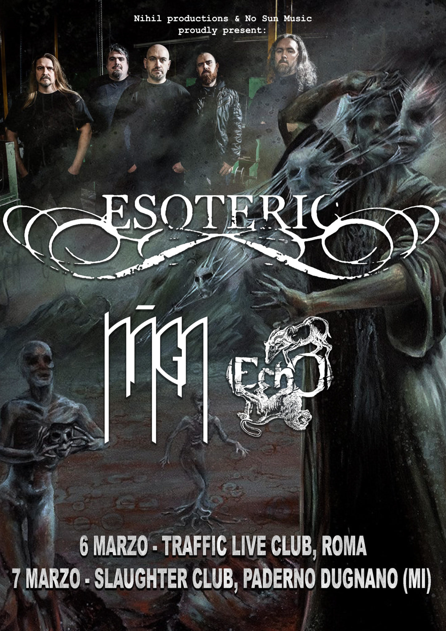 ESOTERIC – Due date in Italia