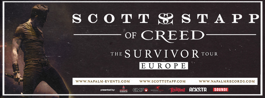 SCOTT STAPP – la voce dei Creed annuncia il tour solista europeo