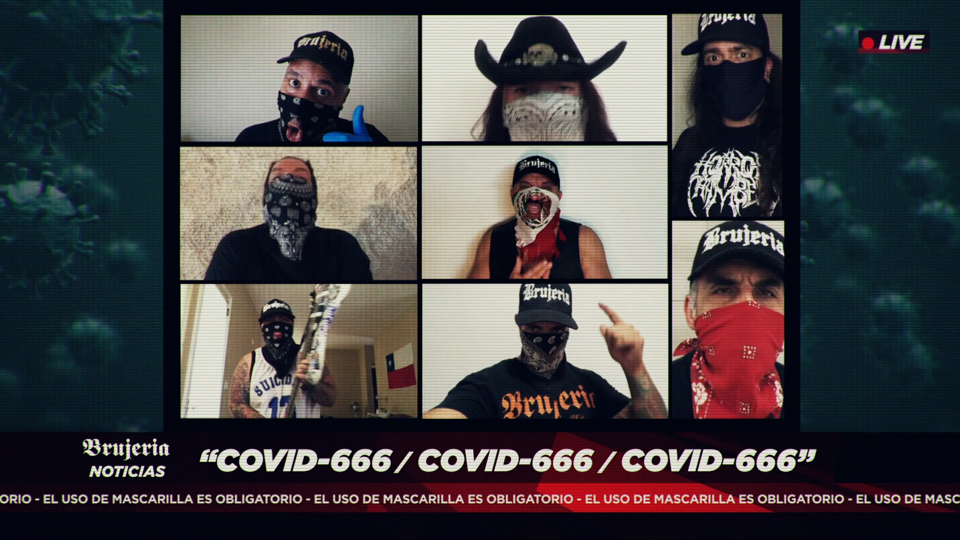 BRUJERIA – pubblicano il singolo in digitale “COVID-666” e il video della title track