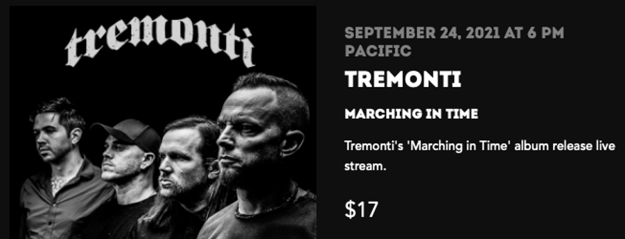 TREMONTI – svela il lyric video di “Now And Forever”!Il nuovo album solista del chitarrista/compositore Mark Tremonti in uscita il 24 settembre