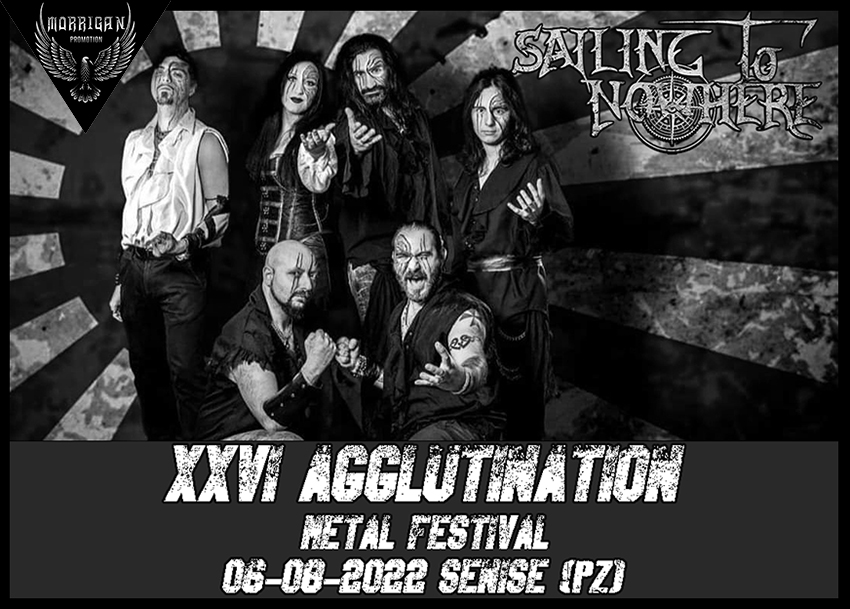 SAILING TO NOWHERE – nel bill del XXVI Agglutination Metal Festival