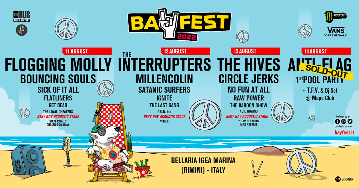 SICK OF IT ALL – nella line-up del DAY 1 di BAY FEST 2022!