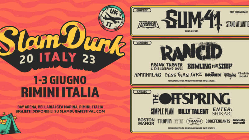 SLAM DUNK FESTIVAL ITALY 2023 – si aggiungono nuovi nomi alla line-up!