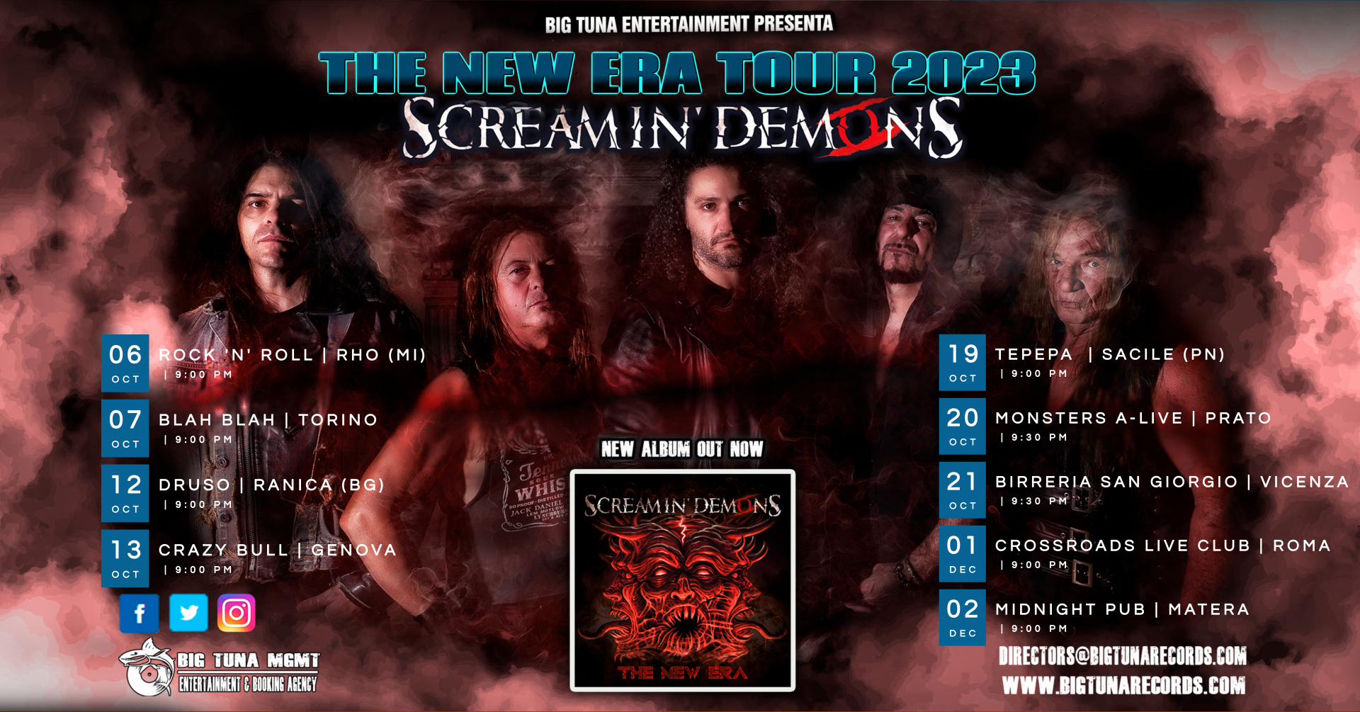 screamin demons tour