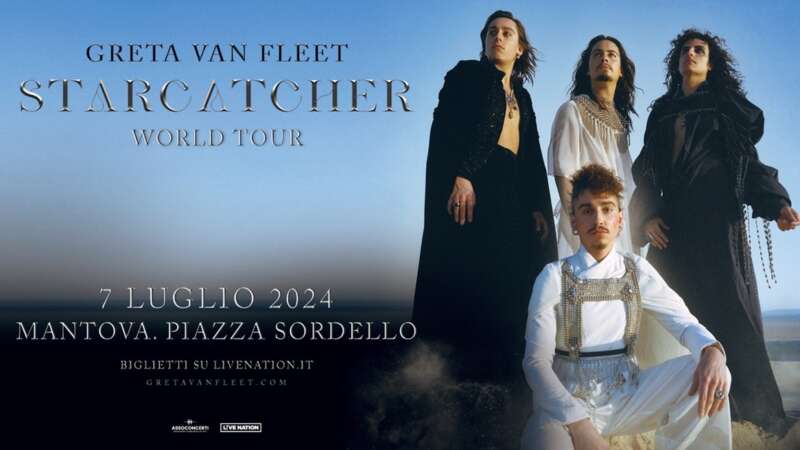 GRETA VAN FLEET – dopo il sold out della data di bologna del 30 novembre 2023 tornano in italia con una nuova data dello Starcatcher world tour