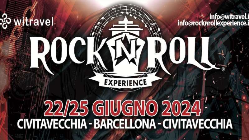 ROCK’N’ROLL EXPERIENCE – dal 22 al 25 giugno quattro giorni di puro Rock’n’Roll tra Civitavecchia a Barcellona! Usa il codice sconto di Rock Hard!