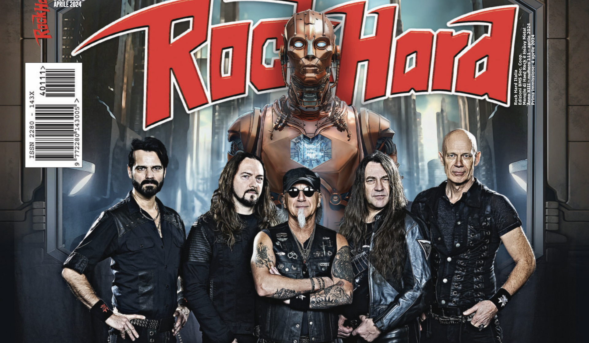 È IN EDICOLA IL NUOVO NUMERO DI ROCK HARD! – APRILE 2024